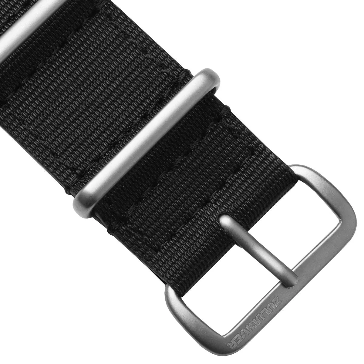 1973 British Military Watch Strap: TYPHOON Sailcloth - IP Black