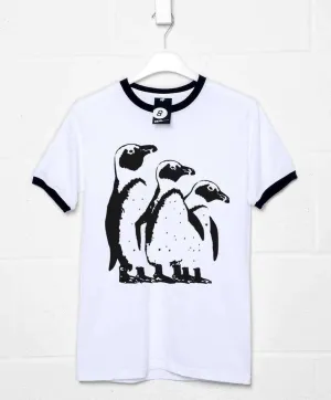 3 Penguins Ringer T-Shirt As Worn By John Mcvie