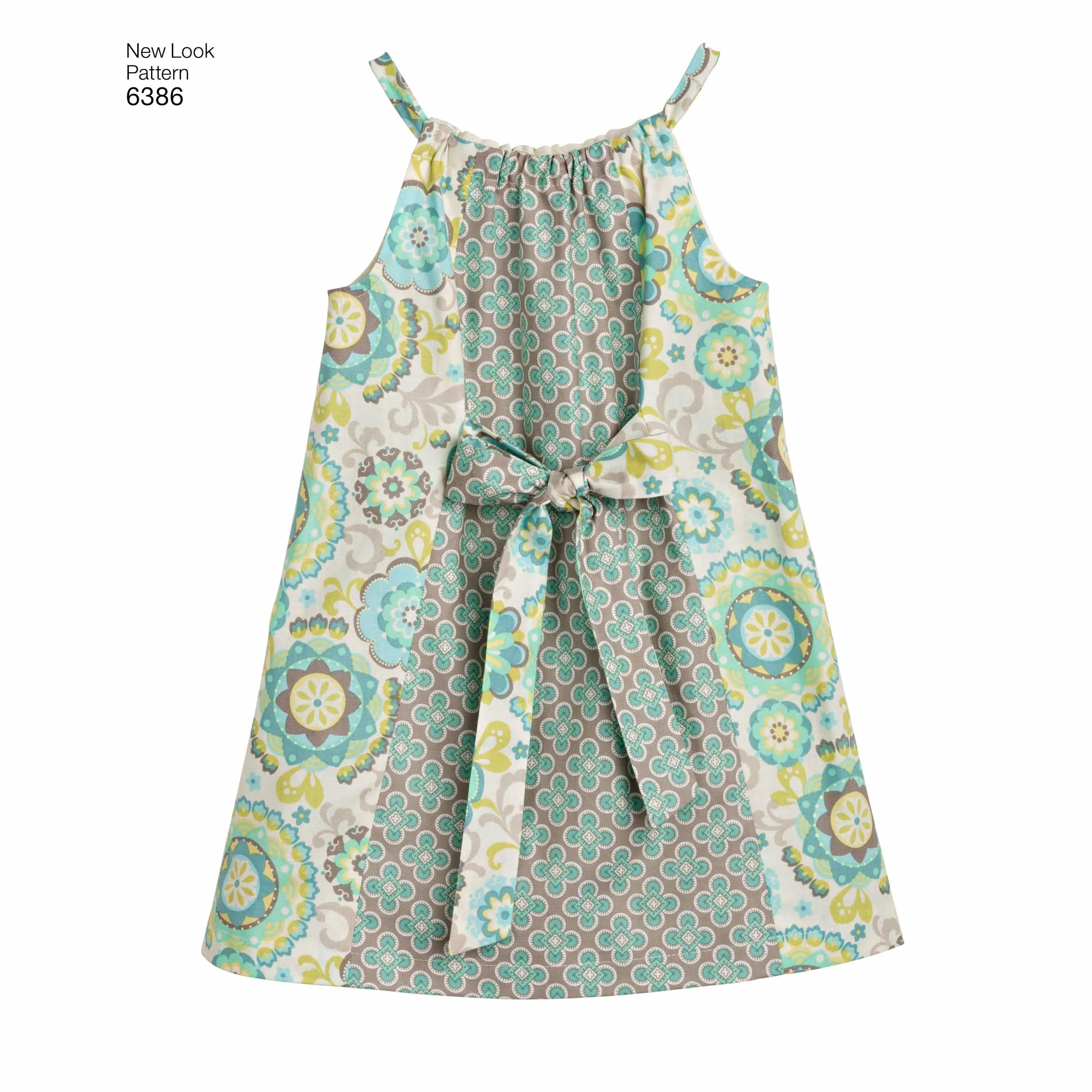 6386 Toddlers' Easy Pillowcase Dresses