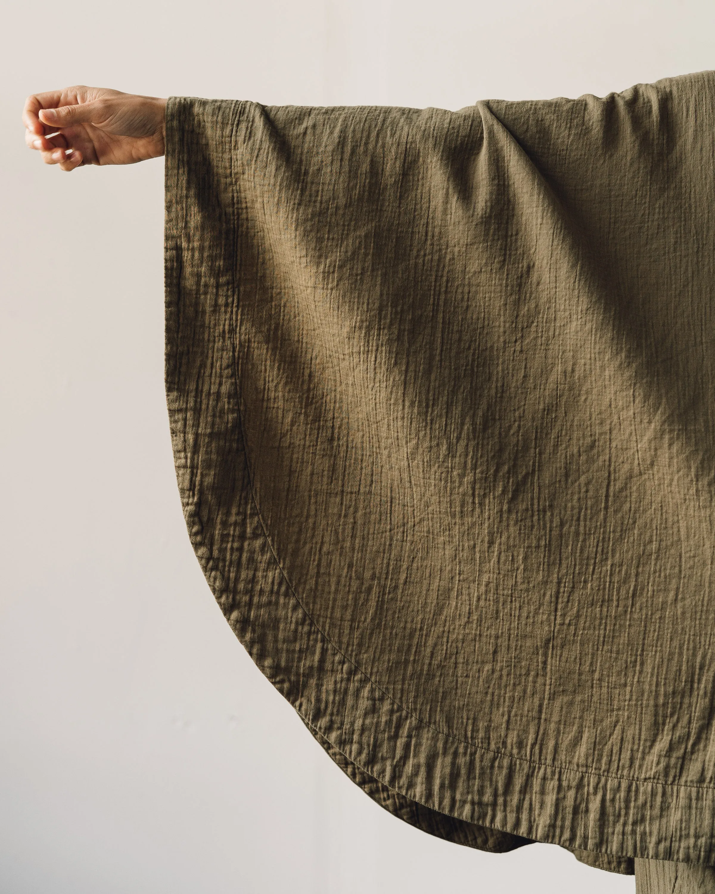 Atelier Delphine Autumn Poncho, Kelp