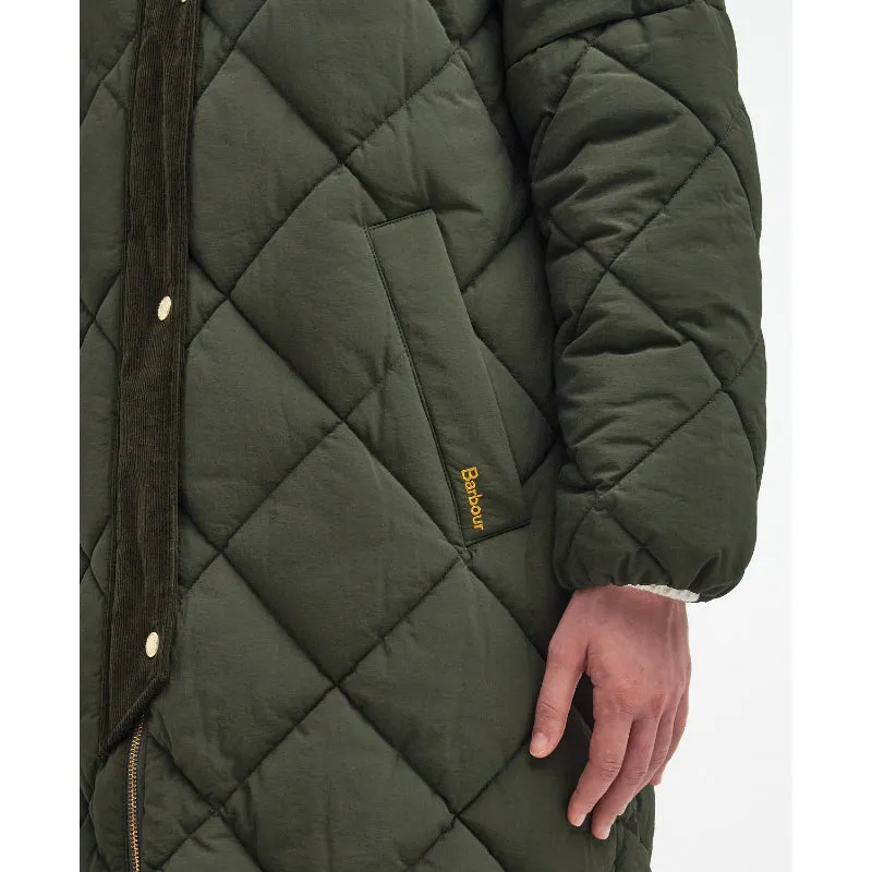 Barbour Bearnie Puffer Ladies Quilt Jacket - Olive/Ancient