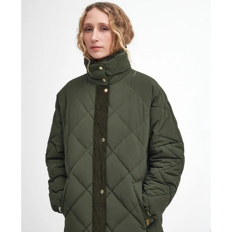 Barbour Bearnie Puffer Ladies Quilt Jacket - Olive/Ancient