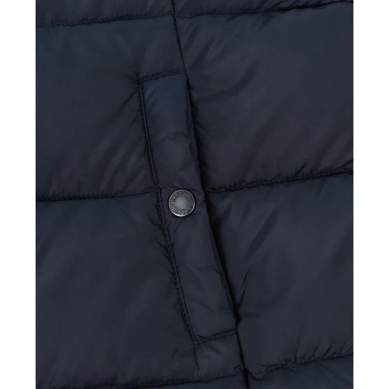 Barbour Midhurst Ladies Quilted Faux Fur Hood Jacket - Dark Navy