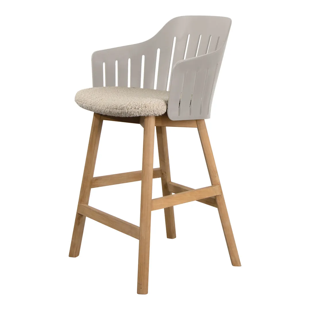 Choice Counter Chair - Wood Base - w/ Seat Cushion