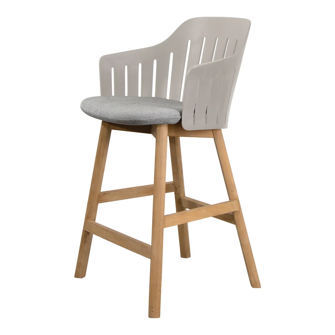 Choice Counter Chair - Wood Base - w/ Seat Cushion