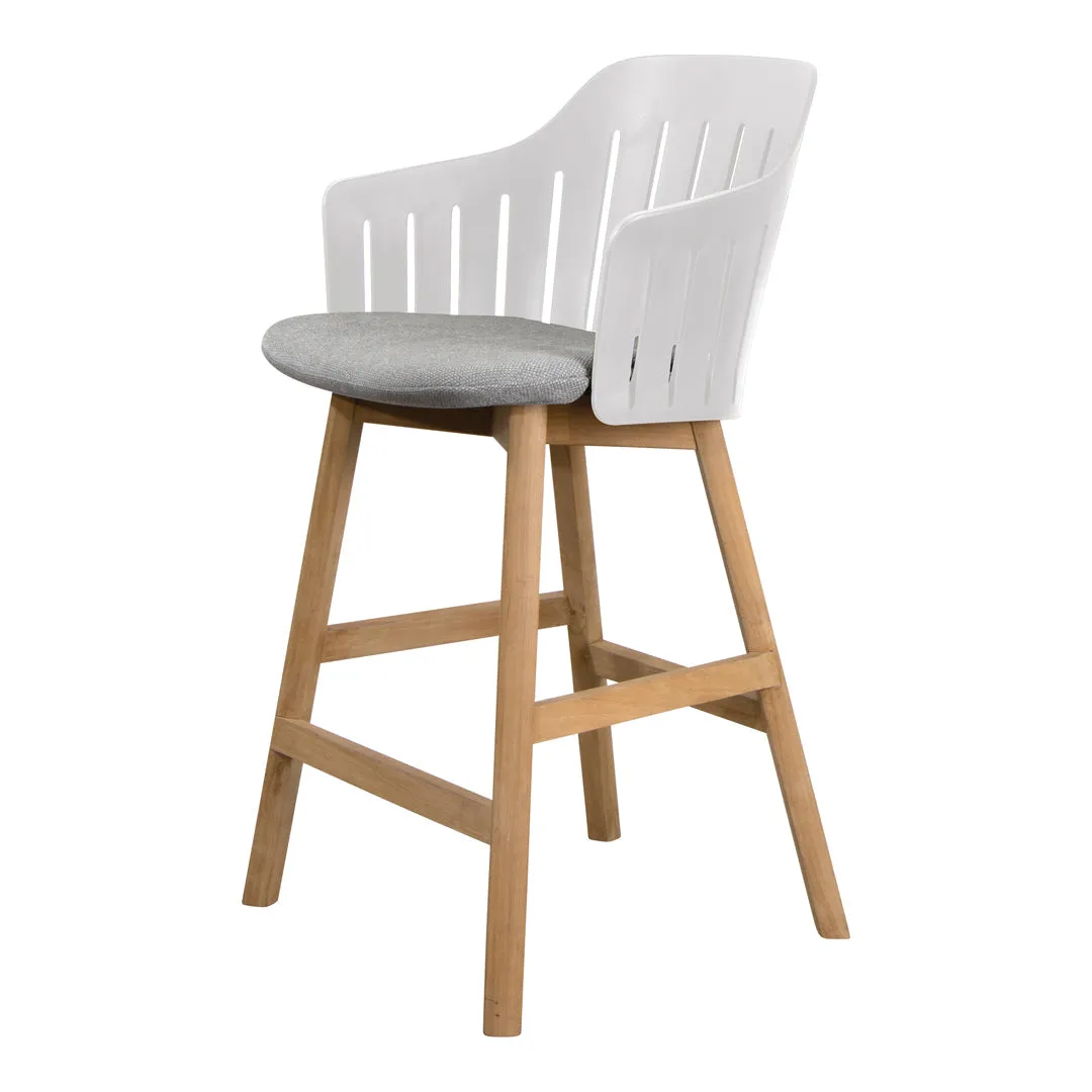 Choice Counter Chair - Wood Base - w/ Seat Cushion