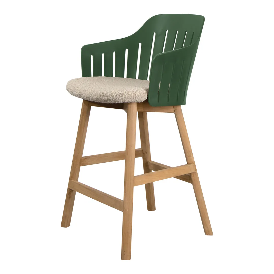 Choice Counter Chair - Wood Base - w/ Seat Cushion