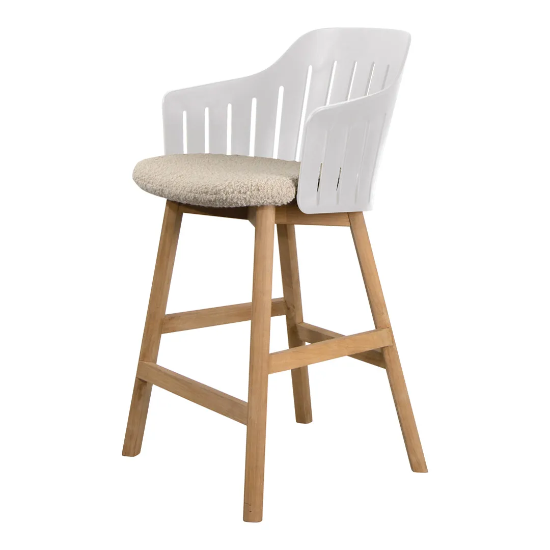 Choice Counter Chair - Wood Base - w/ Seat Cushion