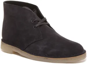 Clarks Originals Desert Boot In Navy For Men