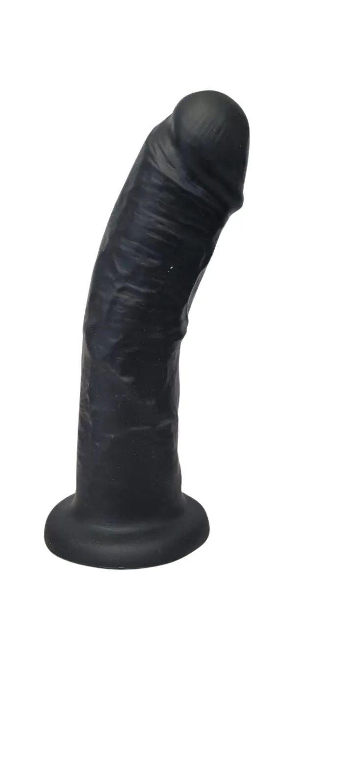 Come Closer  Black 8" Lifelike Silicone Dildo | Dual Core