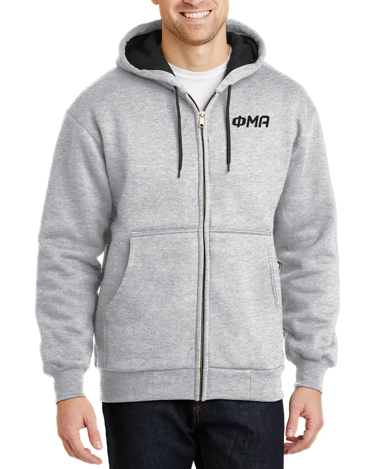 CornerStone® - Heavyweight Full-Zip Hooded Sweatshirt - Athletic Heather