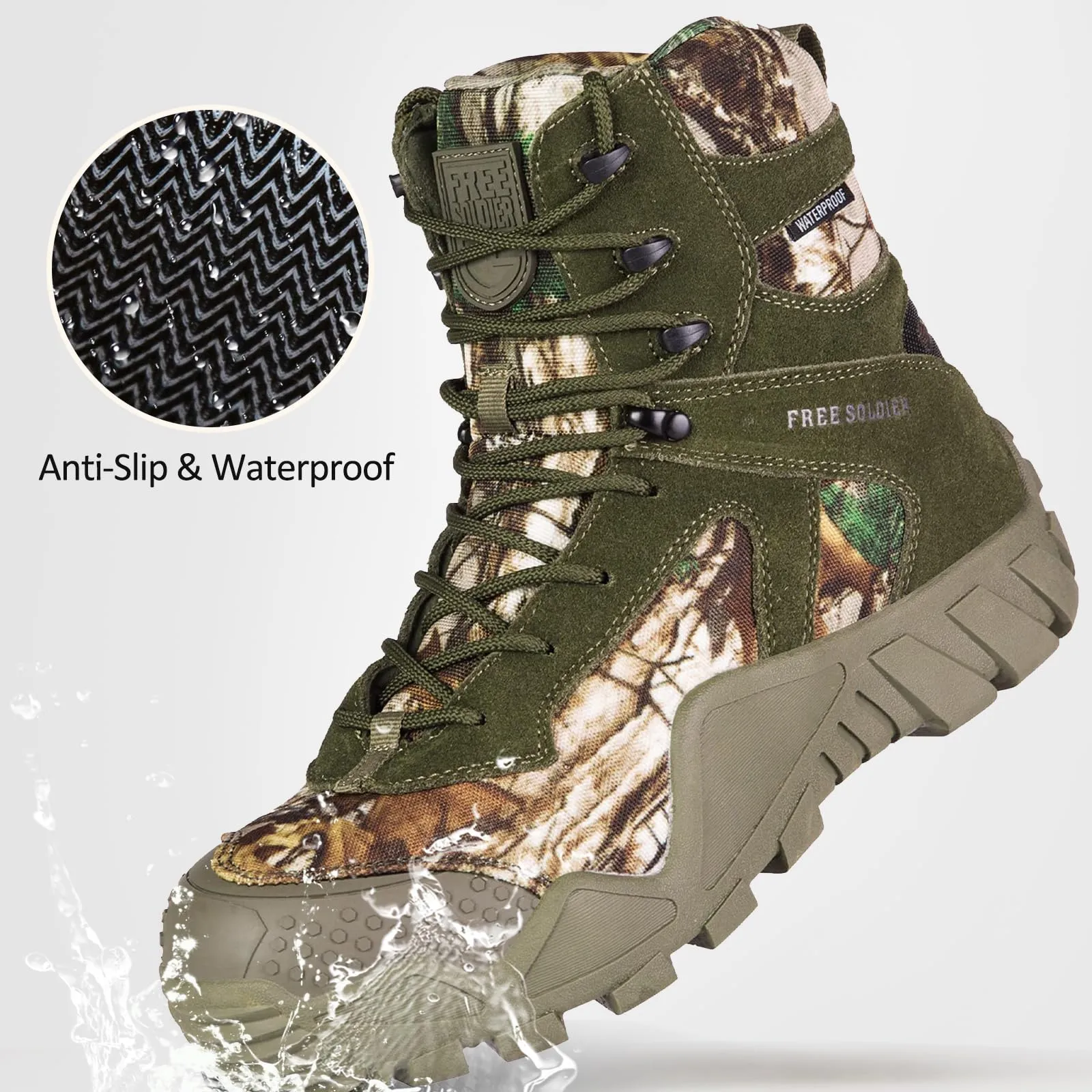 DRAGONBANE 5" Men’s Military Waterproof Working Boots