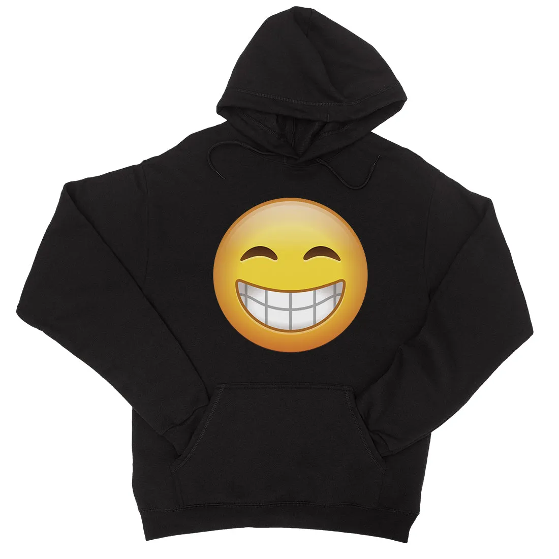 Emoji-Smiling Unisex Pullover Hoodie Wonderful Greatful Friend Gift