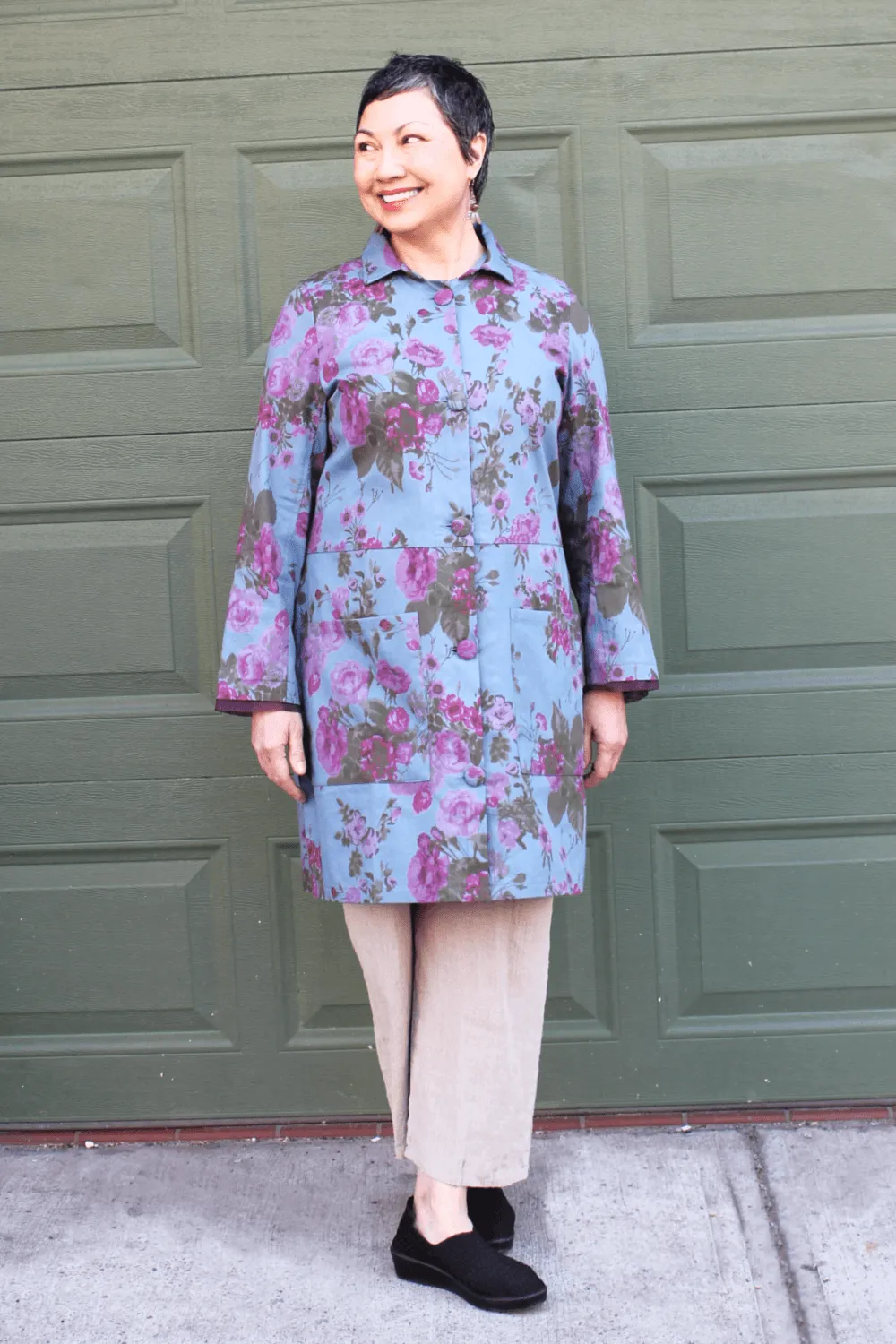 Floral Cotton Twill Jacket