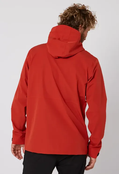 Follow Outer Spray Anorak Jacket | Dirty Red