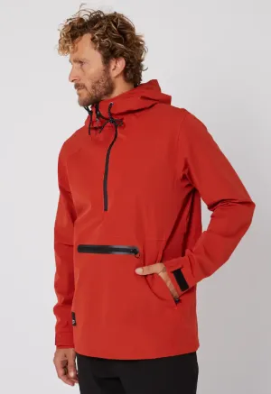 Follow Outer Spray Anorak Jacket | Dirty Red