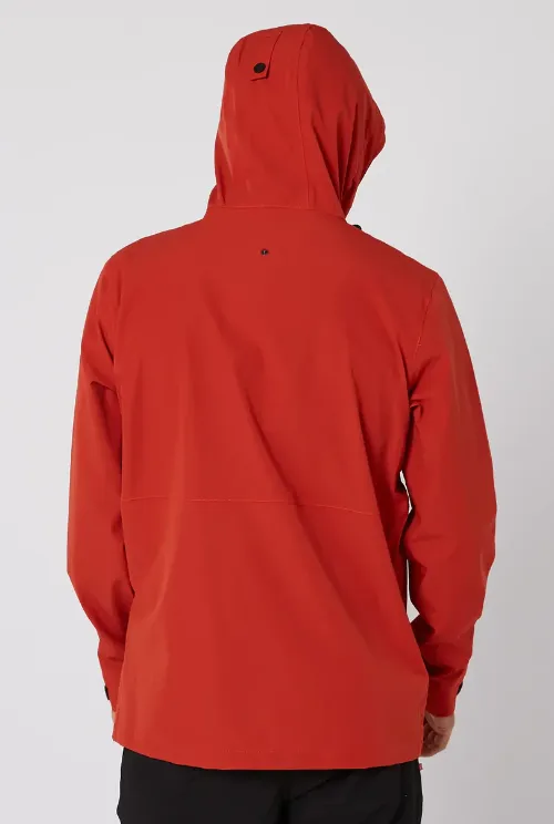 Follow Outer Spray Anorak Jacket | Dirty Red