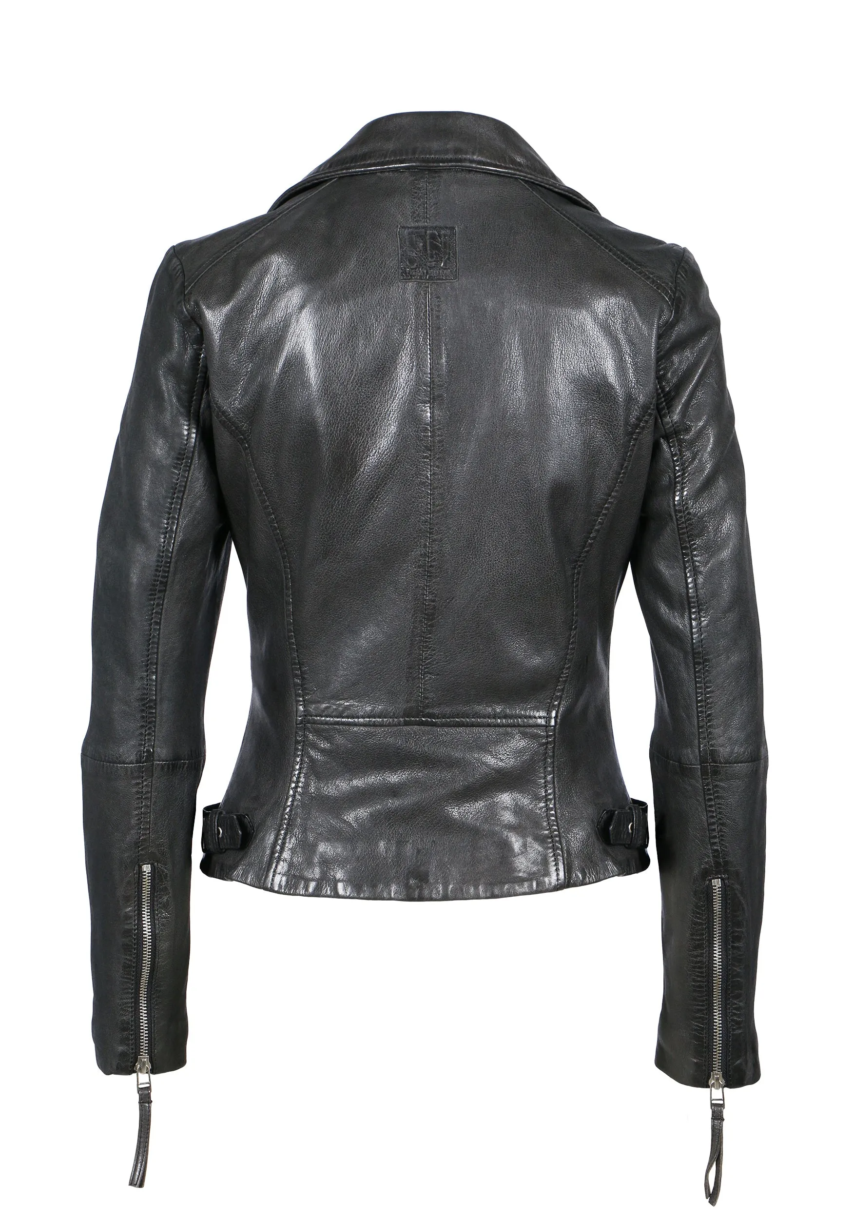 Freaky Nation – Women's Leather Jacket – Sandstone