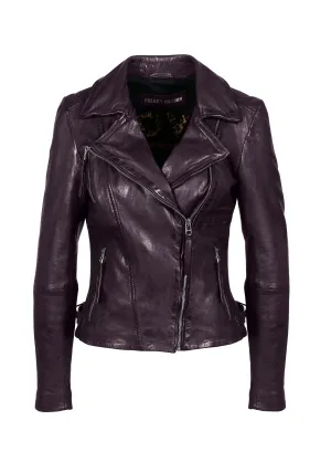 Freaky Nation – Women's Leather Jacket – Sandstone