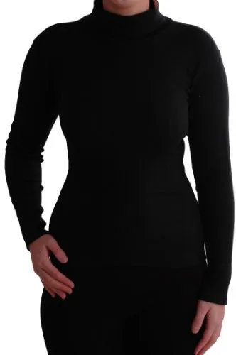 Gail Ribbed Polo Neck Tops