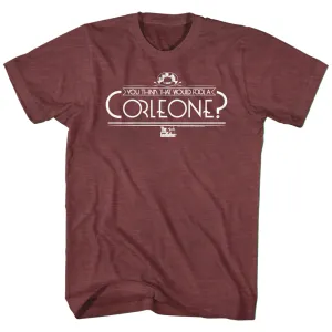 Godfather Fool A Corleone Men's T-Shirt