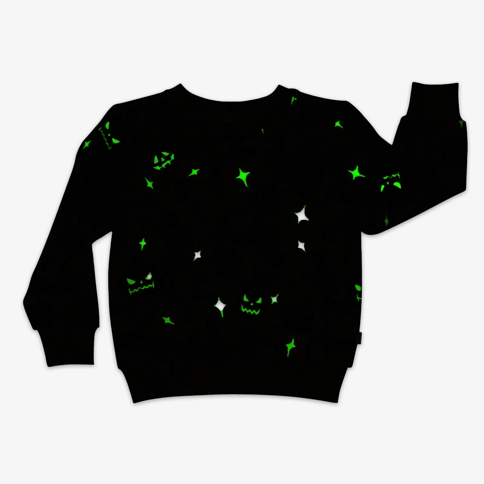 Gray Glowing Ghouls Crewneck Sweatshirt