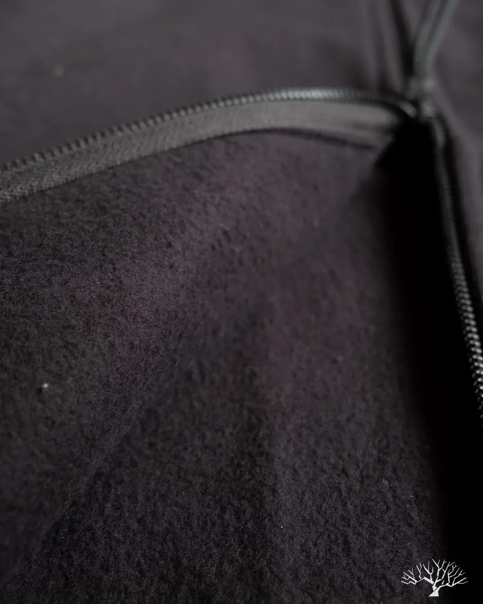 Heavyweight Zip Hoody - Black