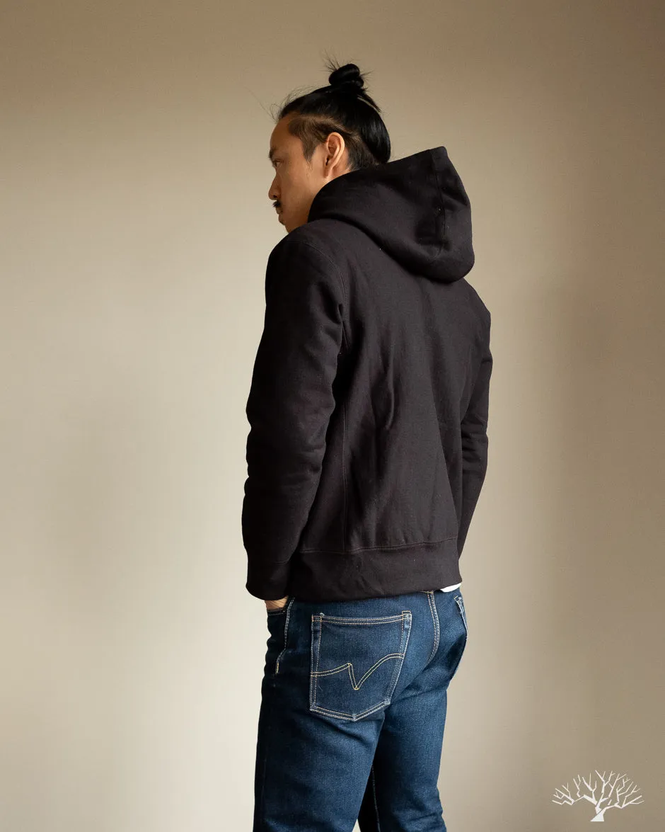 Heavyweight Zip Hoody - Black