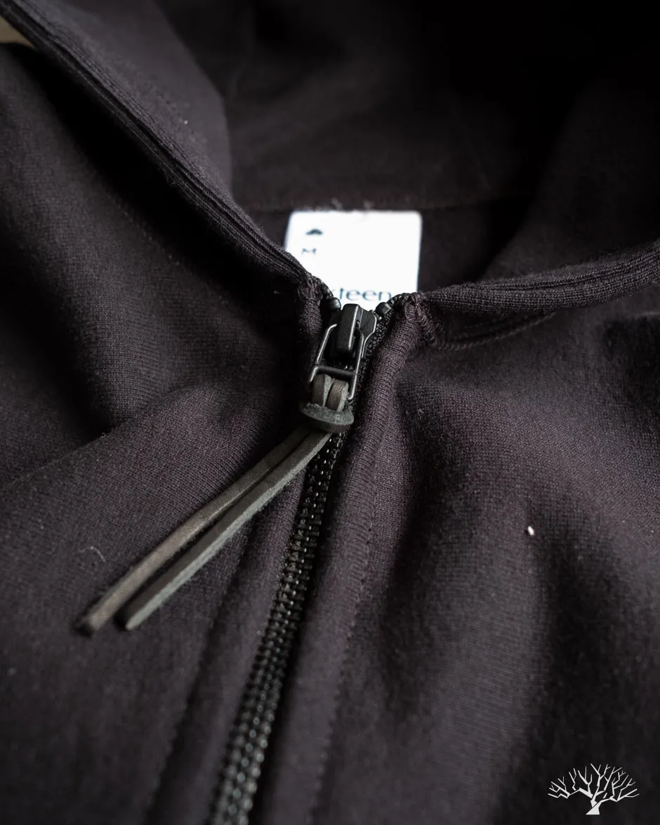 Heavyweight Zip Hoody - Black