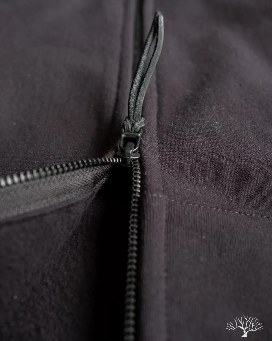 Heavyweight Zip Hoody - Black