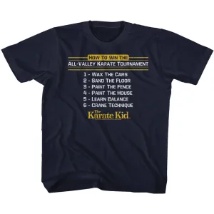 Karate Kid How To  Toddler T-Shirt