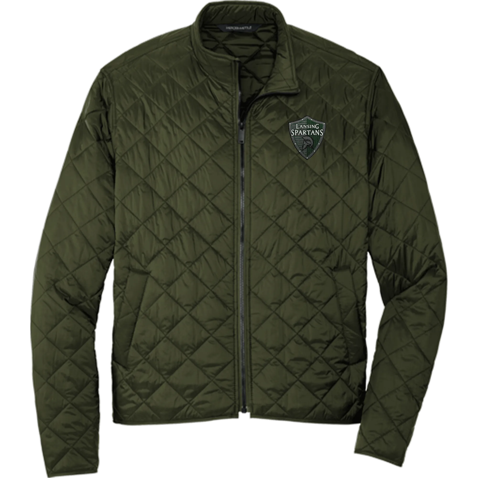 Lansing Spartans Mercer Mettle Quilted Full-Zip Jacket