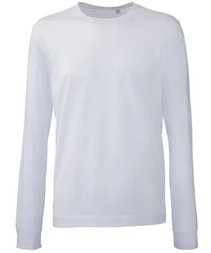 Mens long sleeve Anthem t-shirt | White