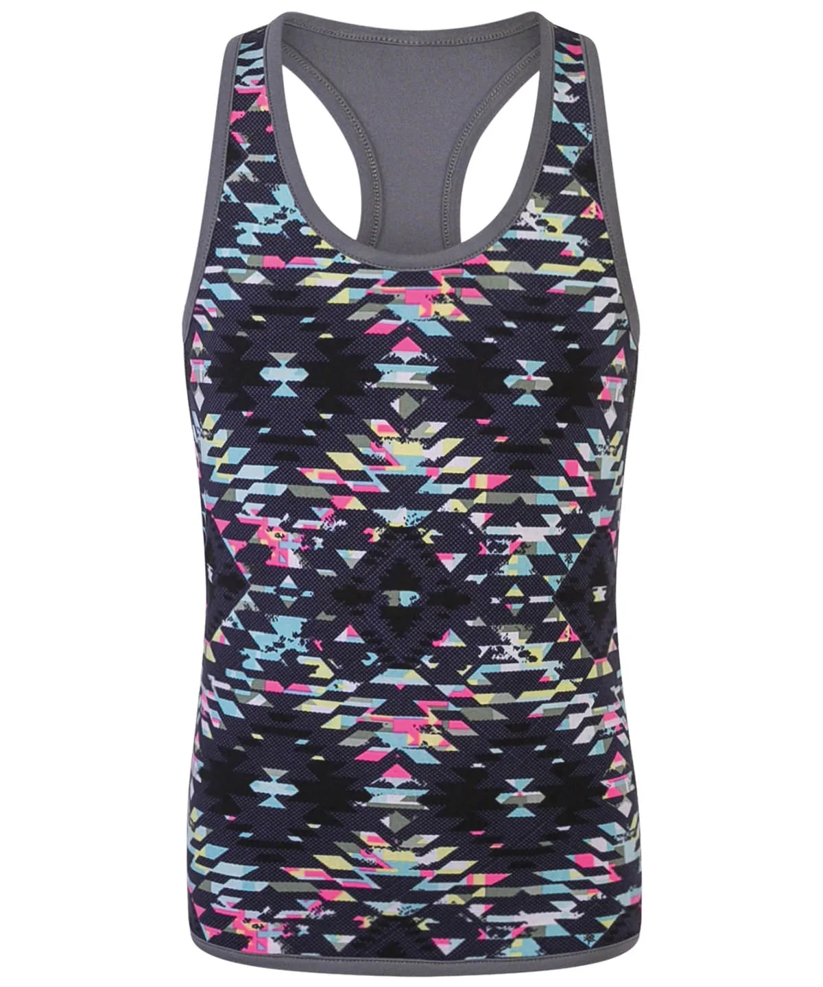 Navy/Bubbles - Kids reversible workout vest