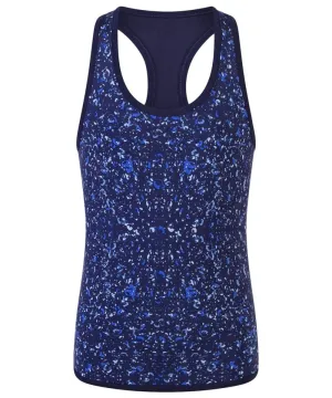 Navy/Bubbles - Kids reversible workout vest