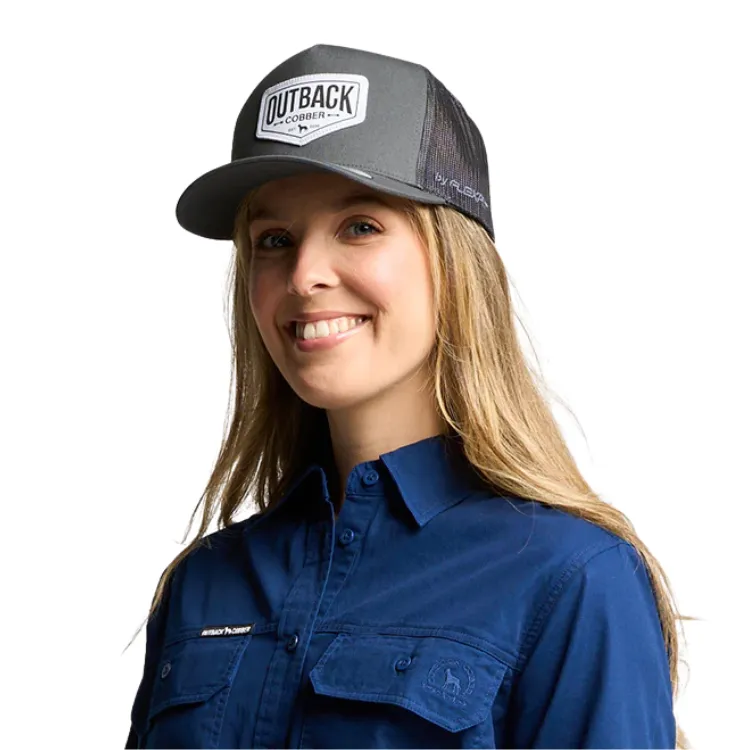 Outback Cobber Winton Trucker Cap - Charcoal