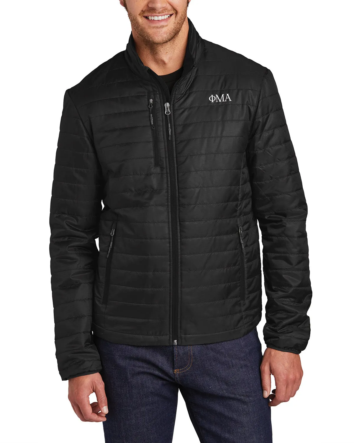 Packable Puffy Jacket - Black