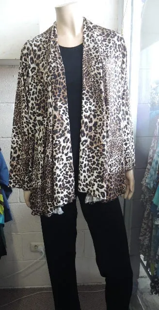 Party Girl Stretch Animal Print Jacket