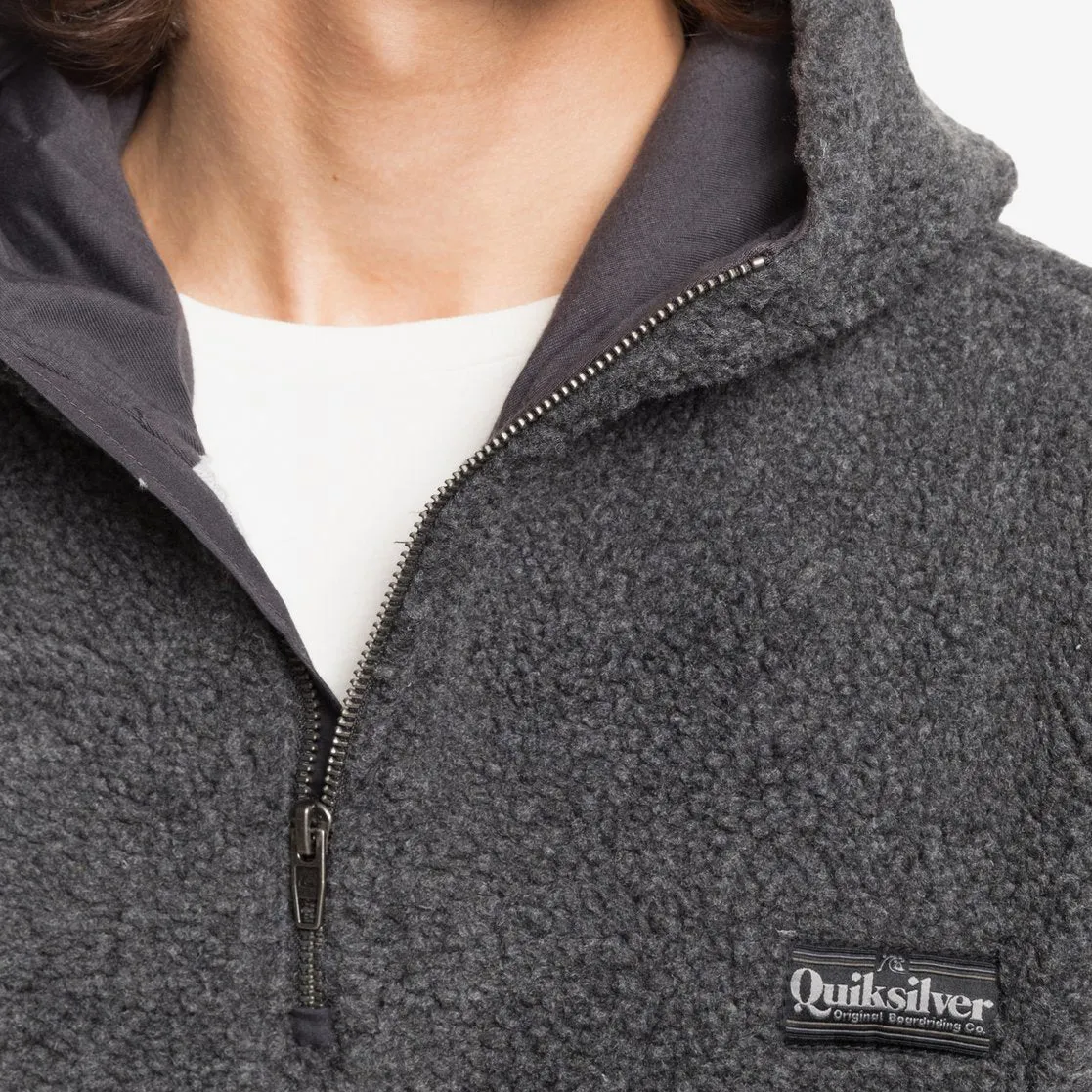 Quiksilver Bogong Gum Half Zip Hoodie