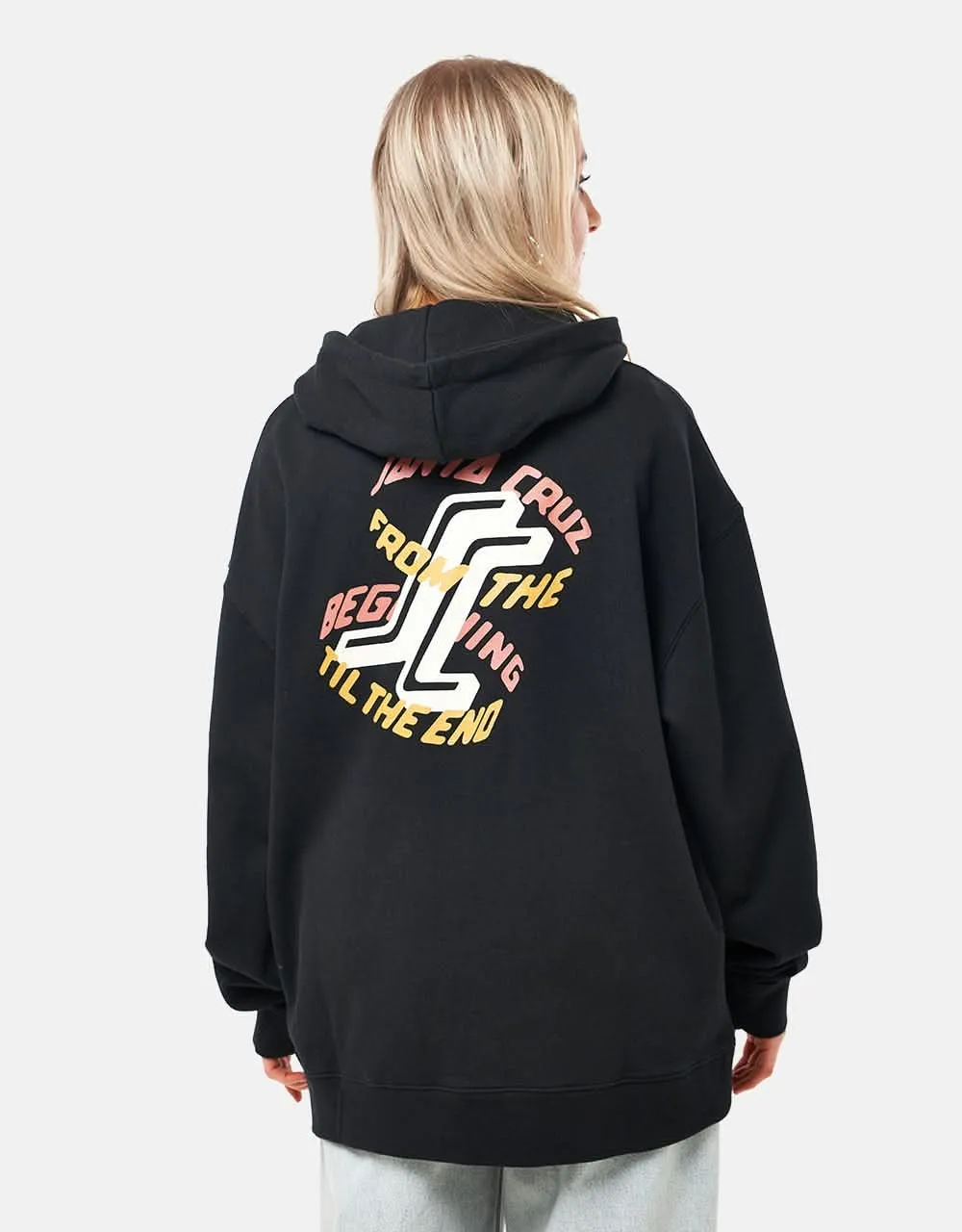 Santa Cruz Forever SC Pullover Hoodie - Black