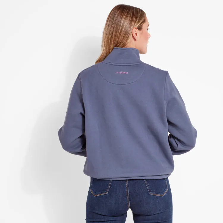 Schoffel Ladies St Issey Sweatshirt - Slate Blue