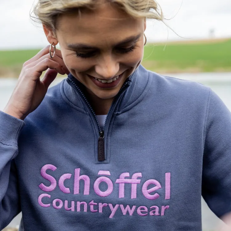 Schoffel Ladies St Issey Sweatshirt - Slate Blue