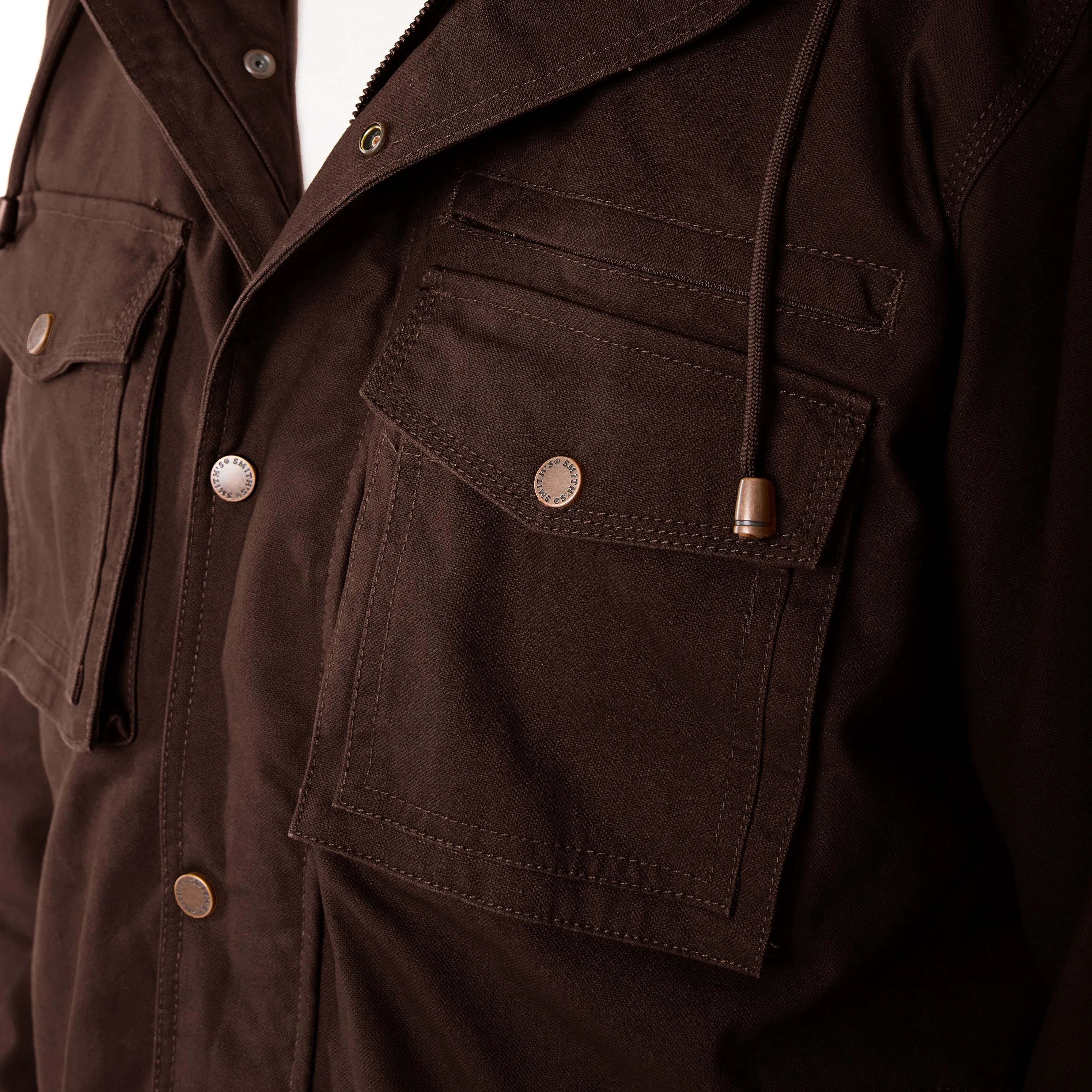 SHERPA-LINED DUCK WORK JACKET