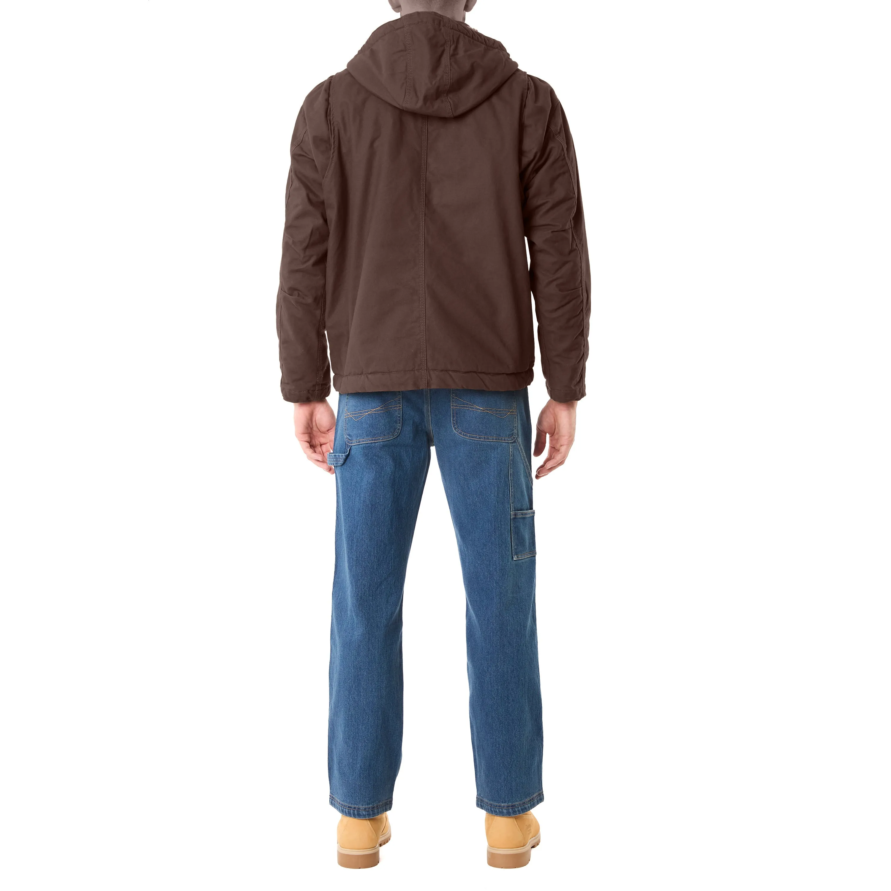 SHERPA-LINED DUCK WORK JACKET