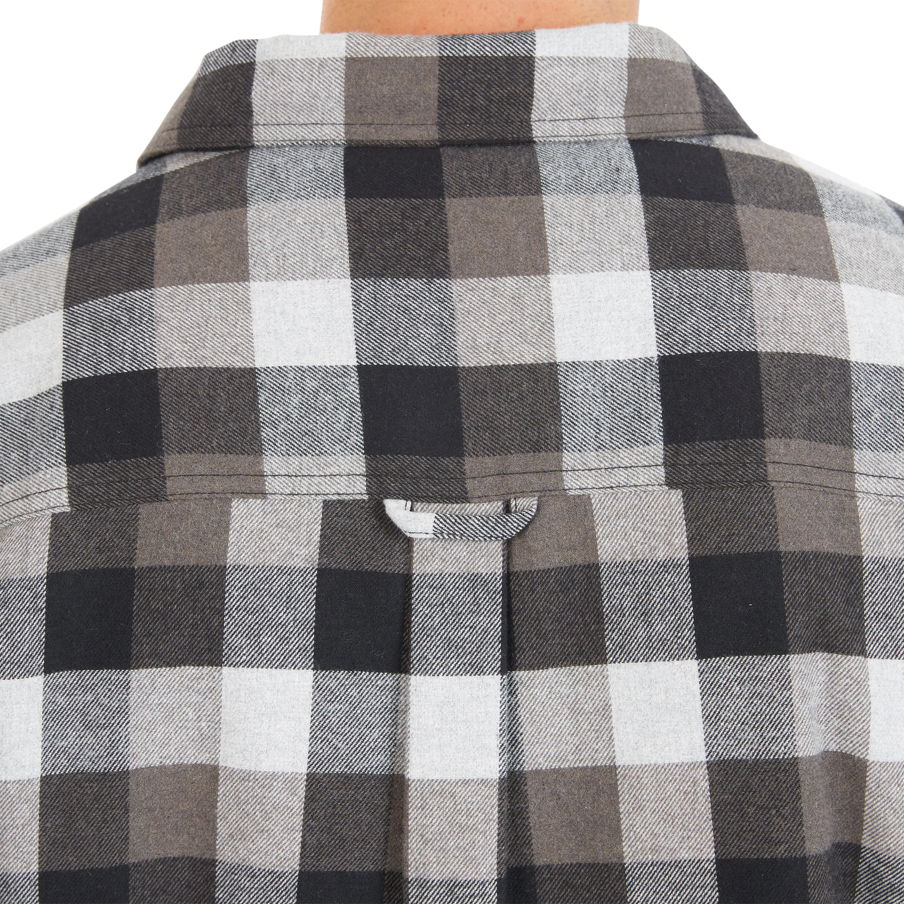 SHERPA-LINED FLANNEL SHIRT JACKET