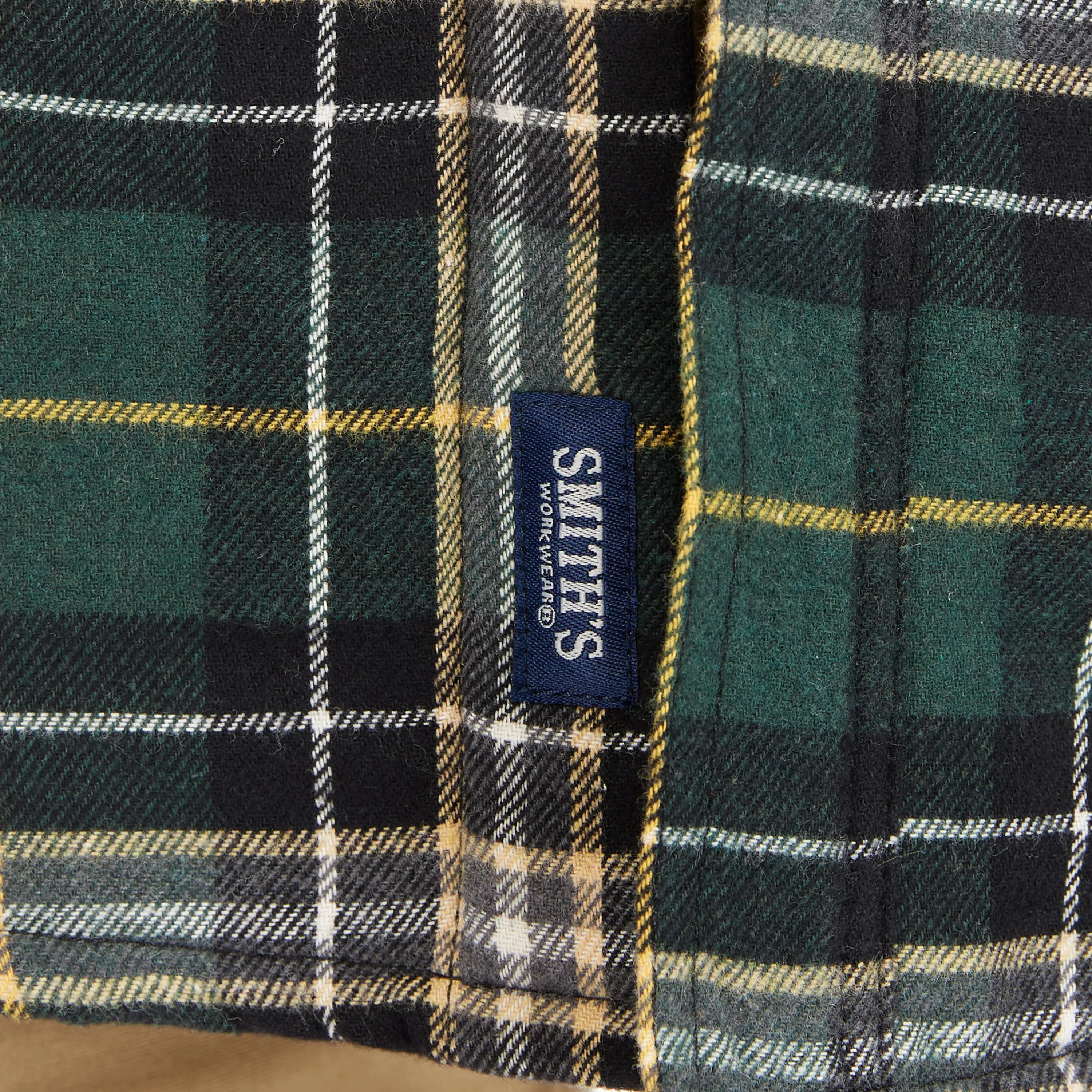 SHERPA-LINED FLANNEL SHIRT JACKET