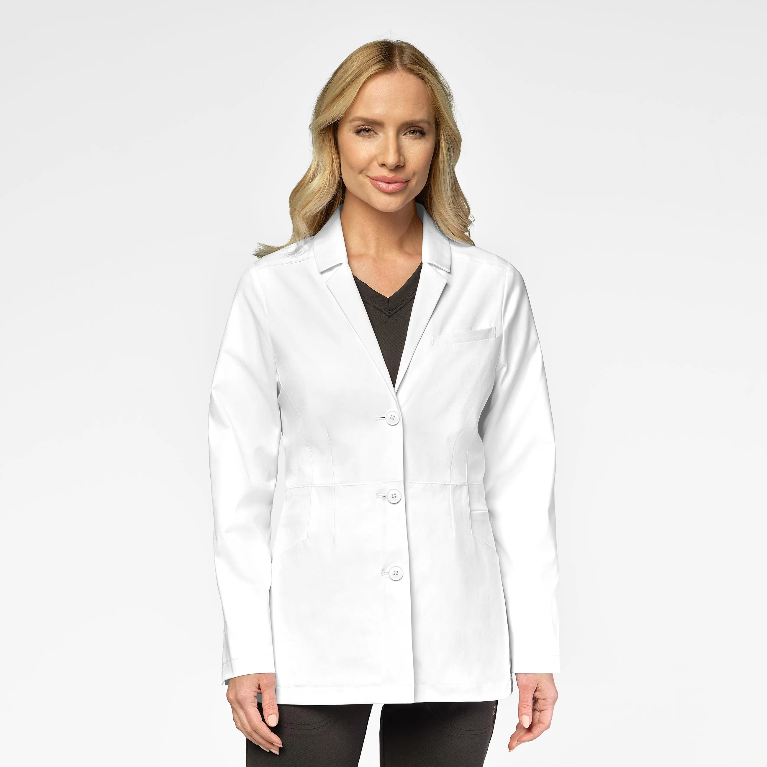 Slate Women's 28 Inch Doctors Coat - White