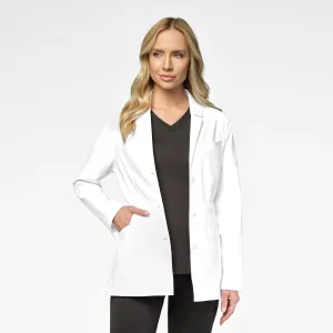 Slate Women's 28 Inch Doctors Coat - White