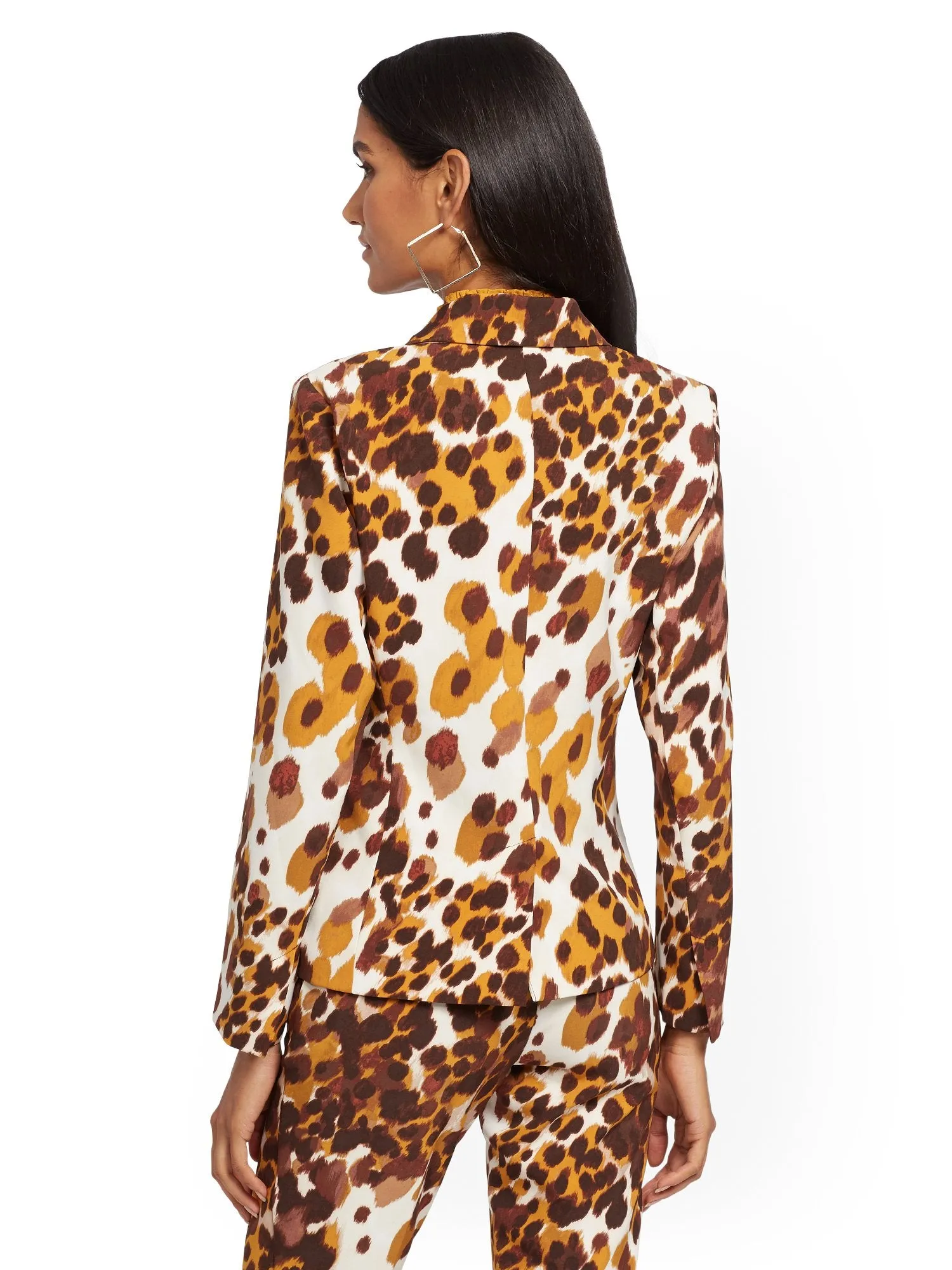 Soft Madie Blazer - Leopard Print - 7th Avenue