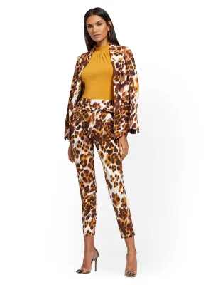 Soft Madie Blazer - Leopard Print - 7th Avenue